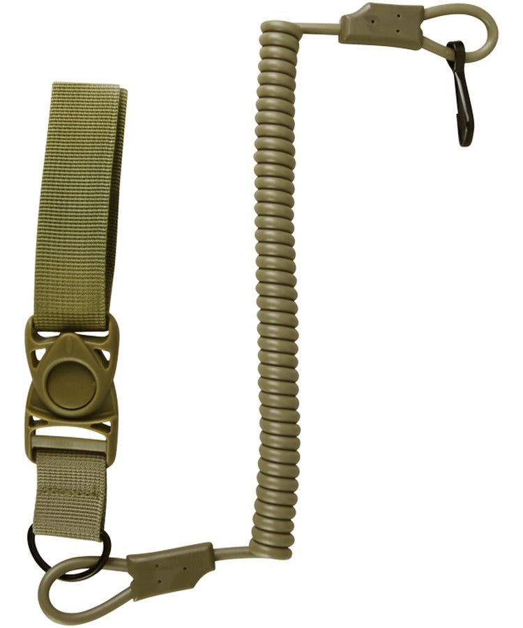 Kombat Tactical Pistol Lanyard – Coyote
