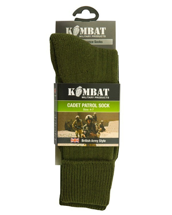 Patrol Socks - Olive Green all sizes