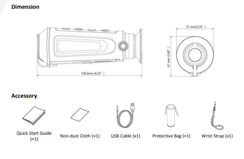 HIKMICRO LYNX S 6mm & 10mm SMART THERMAL MONOCULAR