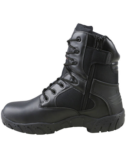 Tactical Pro Boot - Black Half Leather / Half Nylon