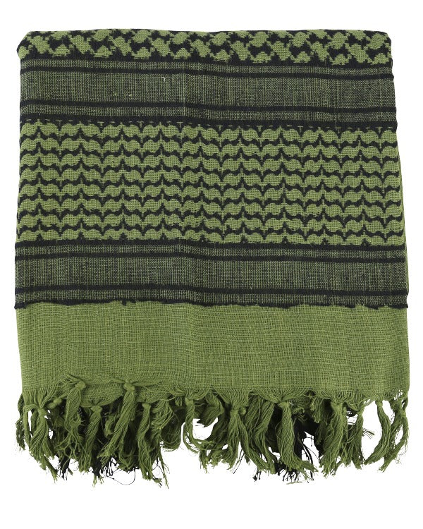 Shemagh Scarf - green / black