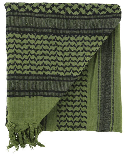 Shemagh Scarf - green / black