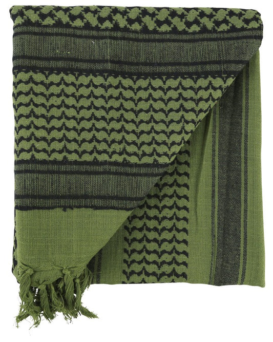 Shemagh Scarf - green / black