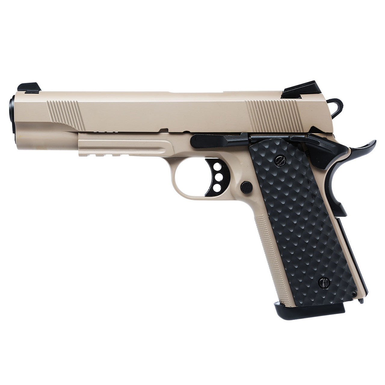 Raven MEU 1911 Gas Blow Back Pistol - Tan