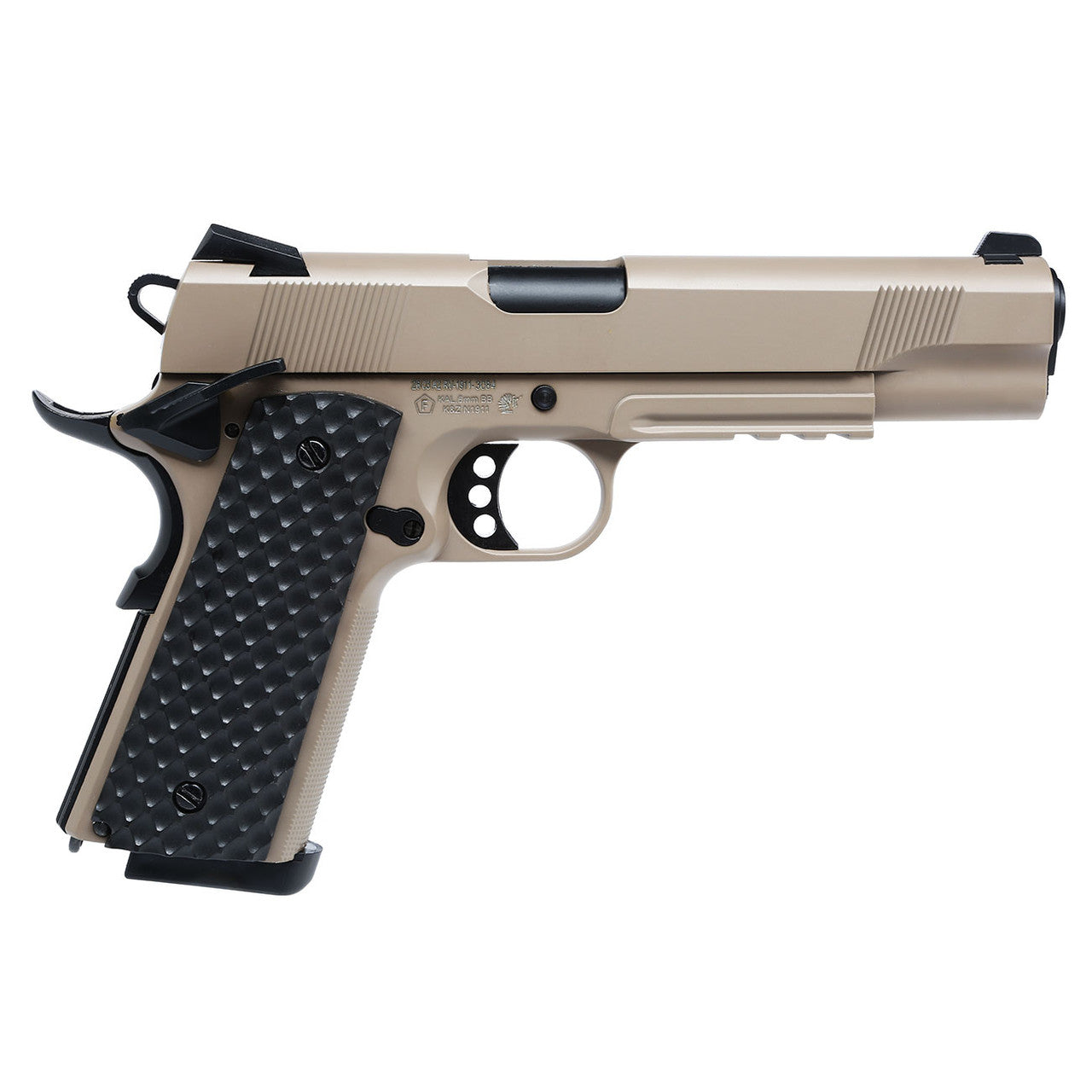 Raven MEU 1911 Gas Blow Back Pistol - Tan