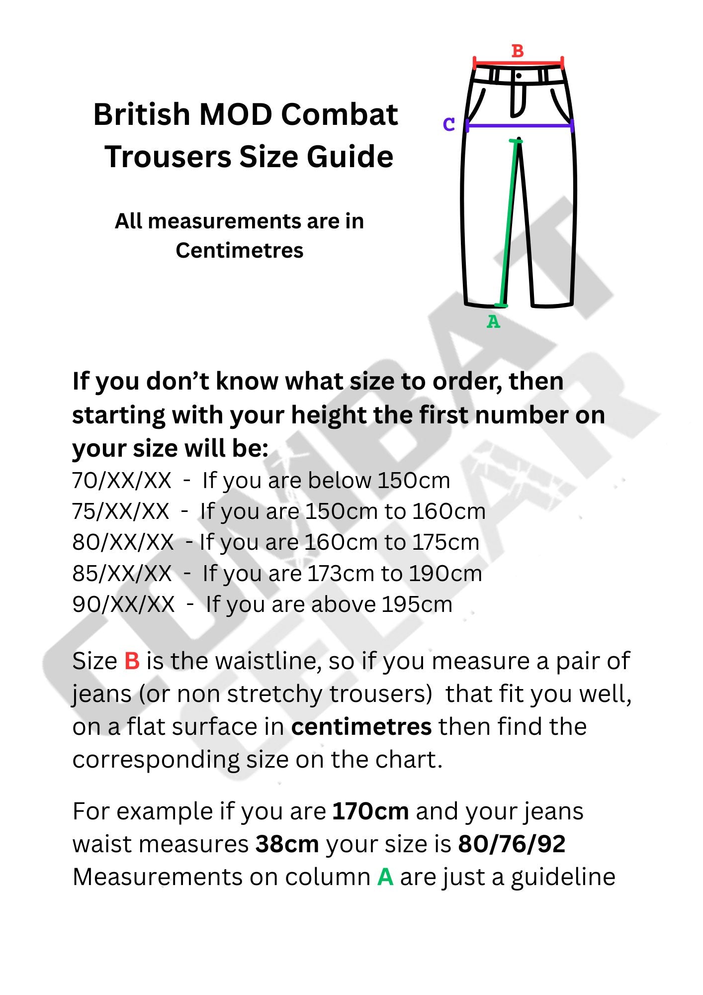 Trousers Combat Warm Weather USED - MTP