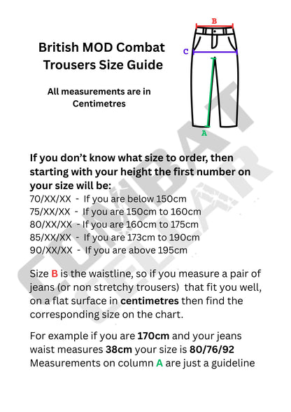 Trousers Combat Warm Weather USED - MTP