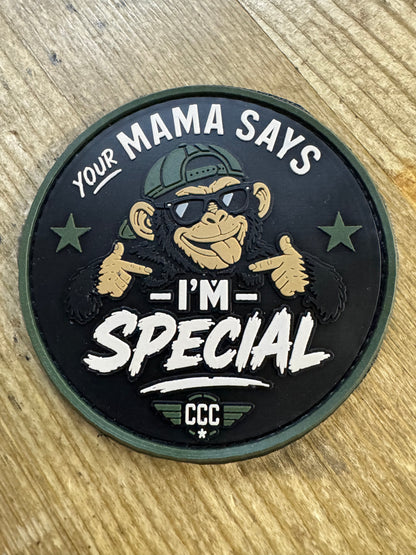 PVC Morale Patch - "Your Mama Says I'm Special"