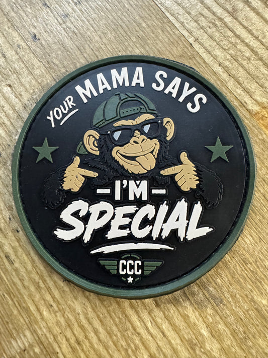 PVC Morale Patch - "Your Mama Says I'm Special"