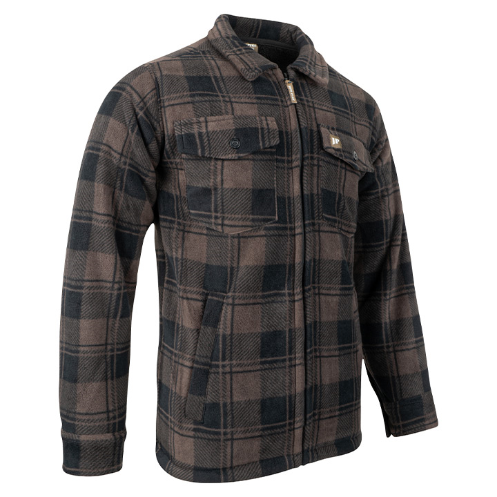 Jack Pyke Tundra Shirt in Brown Check