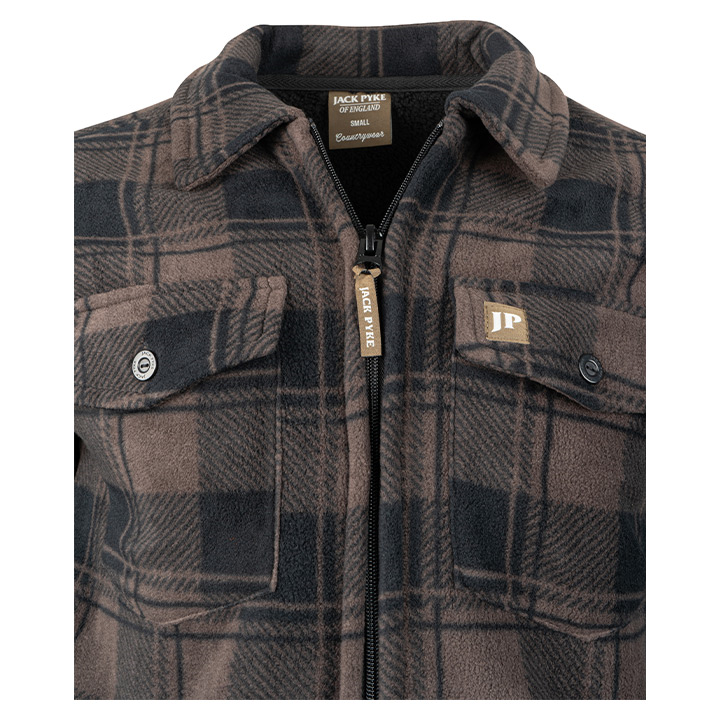 Jack Pyke Tundra Shirt in Brown Check