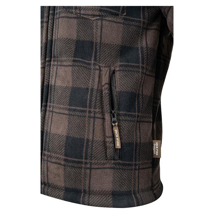 Jack Pyke Tundra Shirt in Brown Check