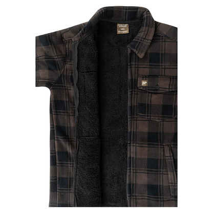 Jack Pyke Tundra Shirt in Brown Check