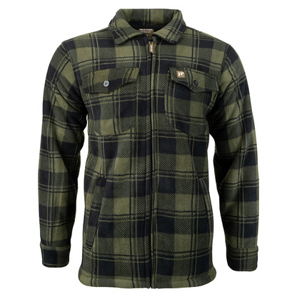 Jack Pyke Tundra Shirt in Green Check