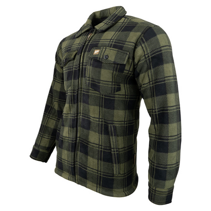 Jack Pyke Tundra Shirt in Green Check