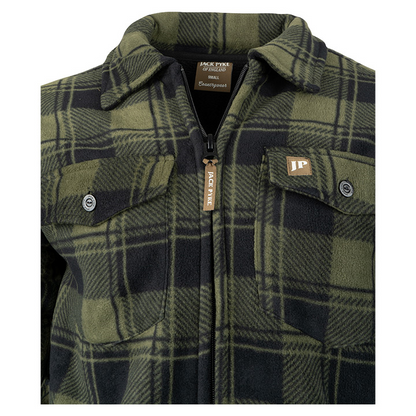 Jack Pyke Tundra Shirt in Green Check