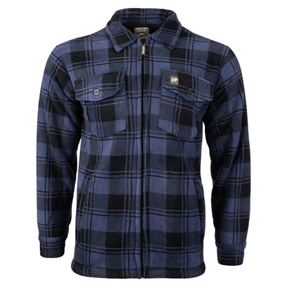 Jack Pyke Tundra Shirt in Navy Check