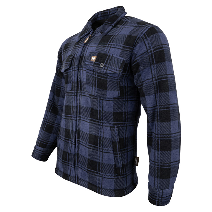 Jack Pyke Tundra Shirt in Navy Check