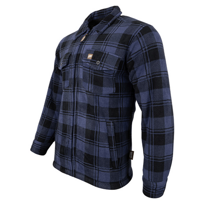 Jack Pyke Tundra Shirt in Navy Check