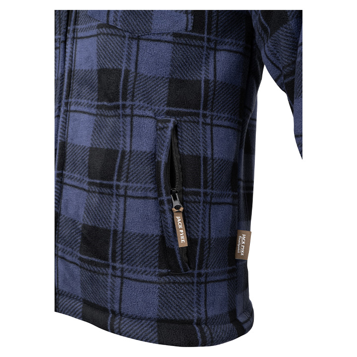 Jack Pyke Tundra Shirt in Navy Check