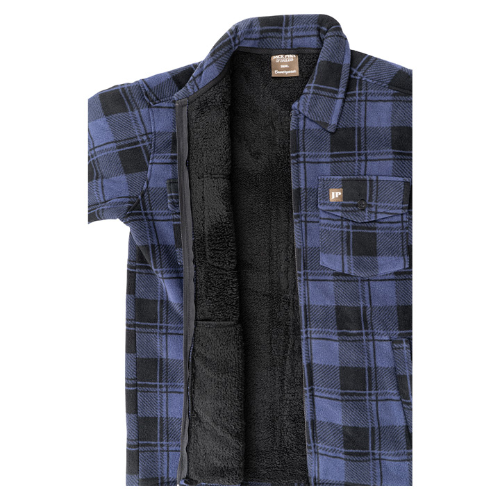 Jack Pyke Tundra Shirt in Navy Check