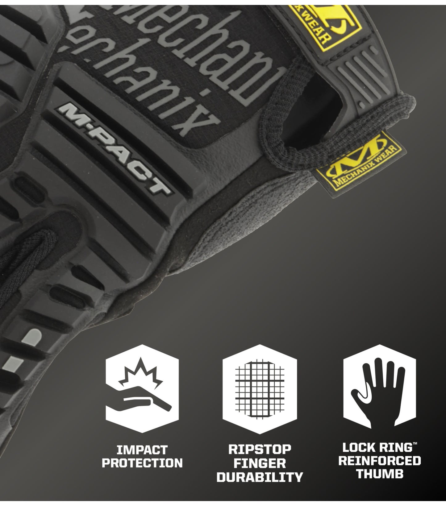 Mechanix M-Pact Gloves - Black