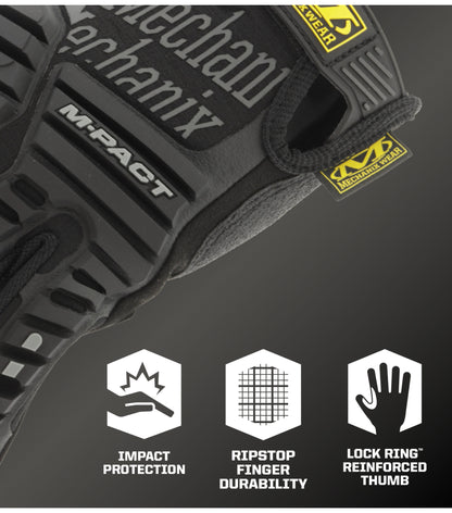 Mechanix M-Pact Gloves - Black
