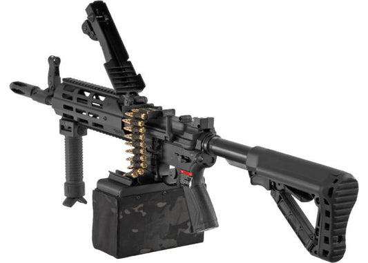 G&G CM16 LMG with Box Mag  - Black