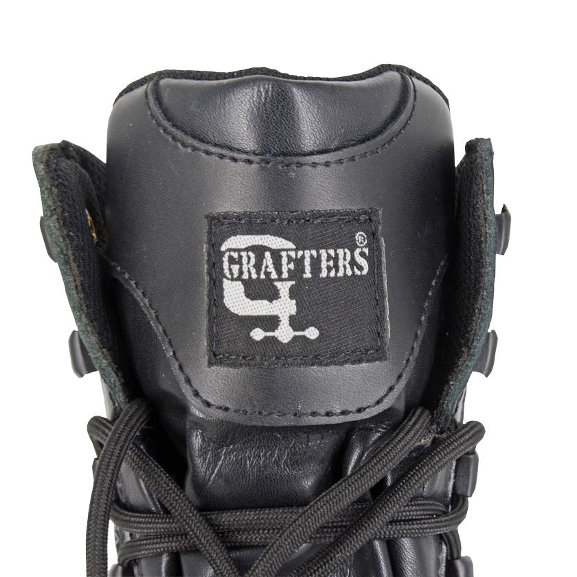 Grafters Commander Waterproof Leather Boots - Black M164A