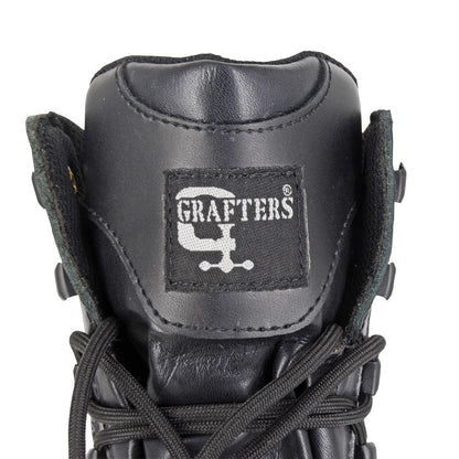 Grafters Commander Waterproof Leather Boots - Black M164A