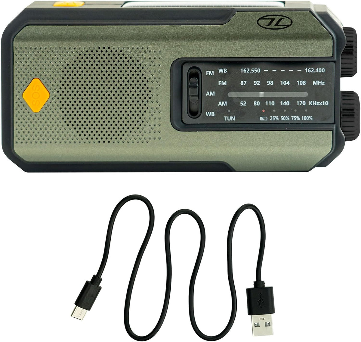 Highlander Emergency Wind Up FM Radio
