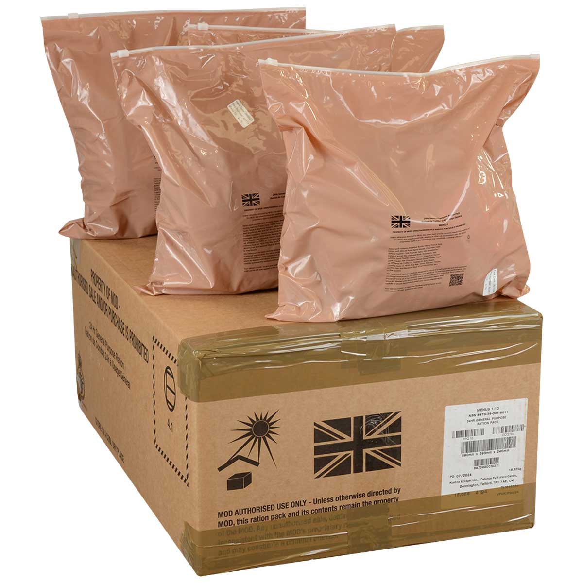 British Army 24 Hour GP Ration Packs - Lucky Dip