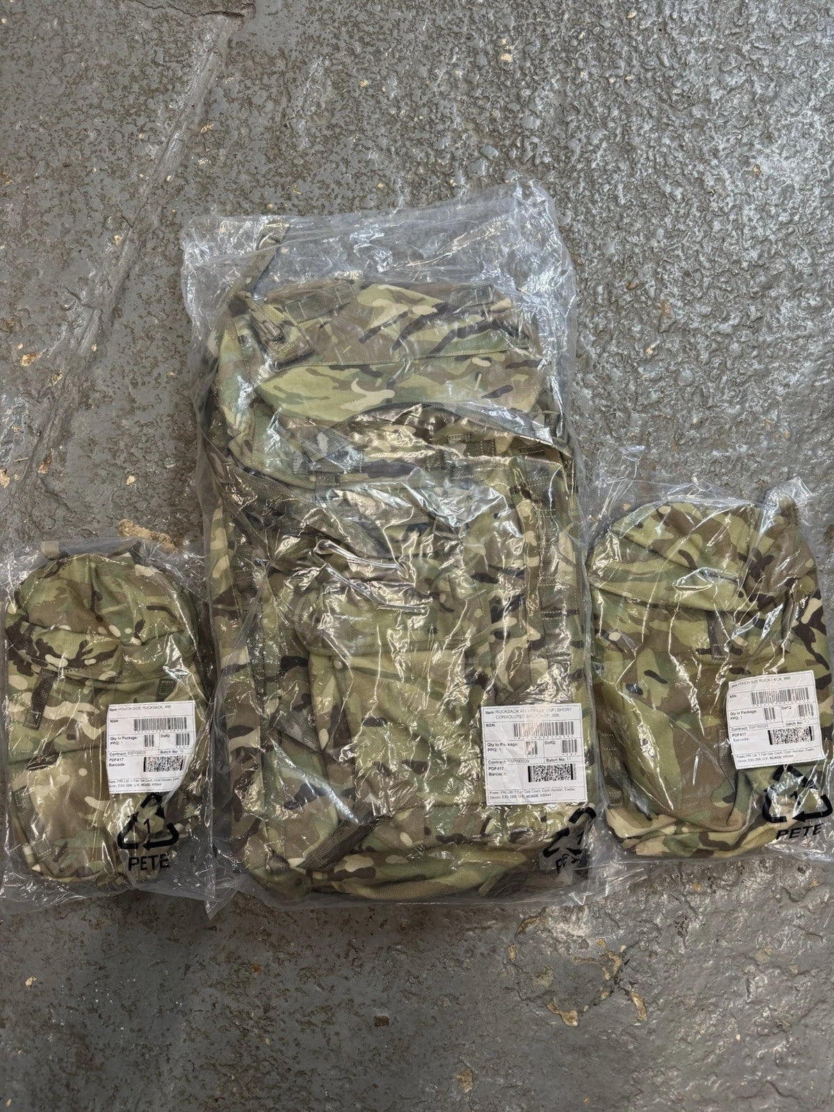 British Army Short Back  Bergen  NEW - MTP