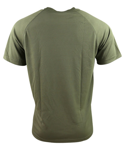 Olive Green Wicking Mesh T-Shirt