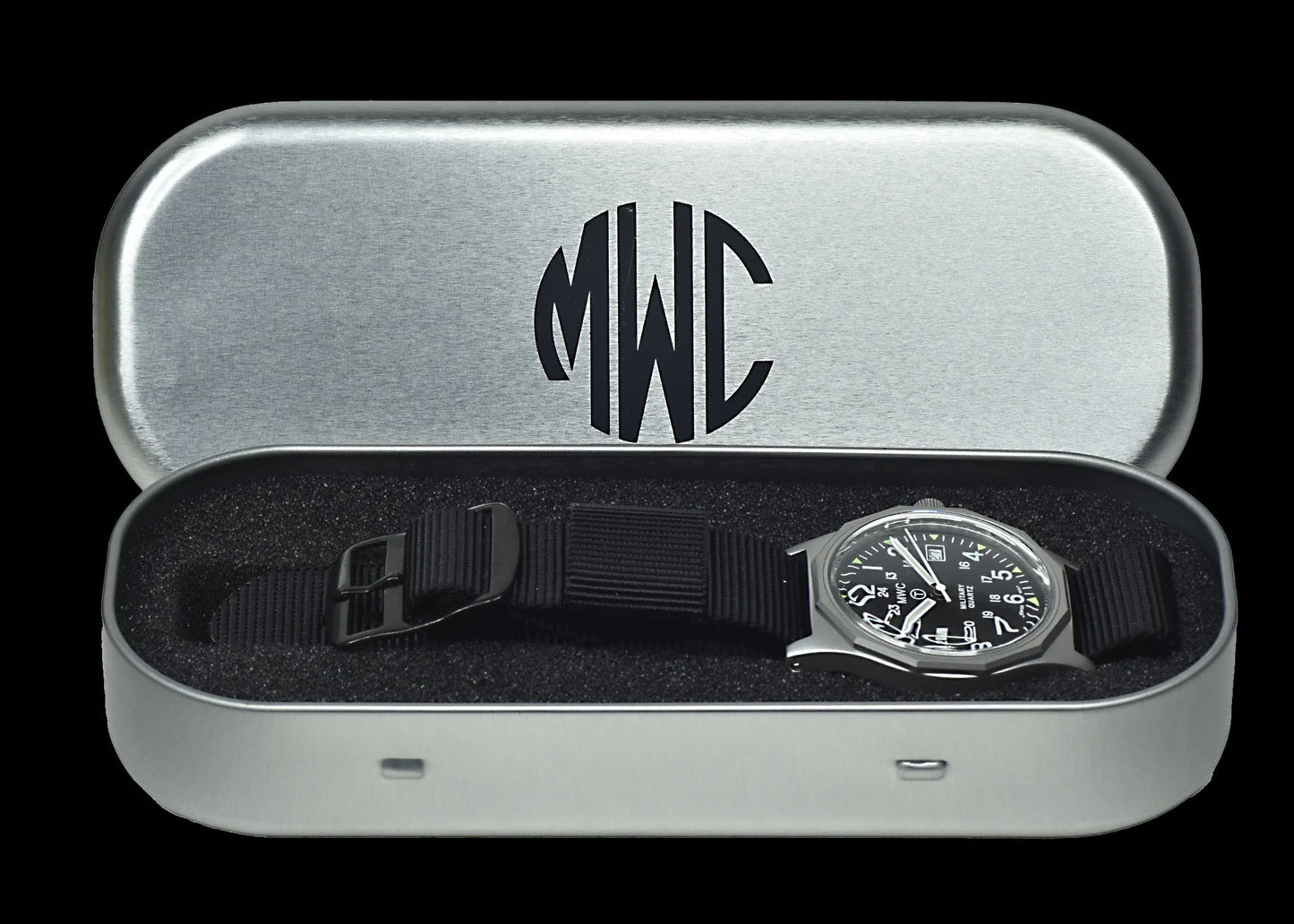 MWC G10BH - 12/24Hr Stainless Steel Watch